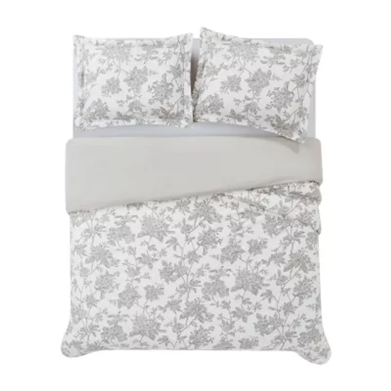 Brooklyn Loom Mila Floral Easy Care Comforter Set