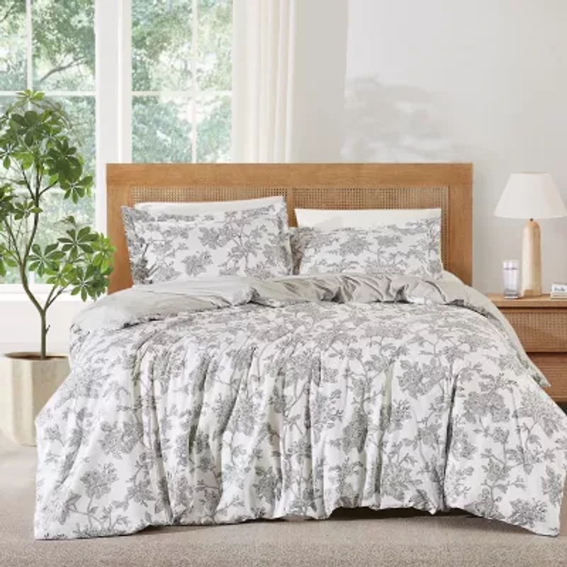 Brooklyn Loom Mila Floral 3-pc. Easy Care Duvet Cover Set