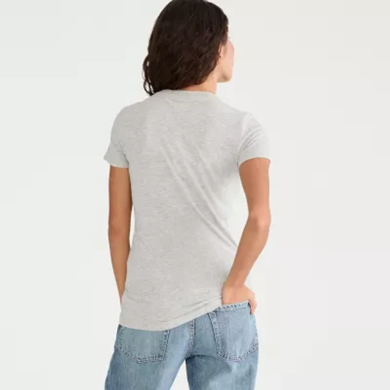 AEROPOSTALE Womens Juniors Crew Neck Short Sleeve Regular Fit Graphic T-Shirt