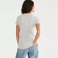 AEROPOSTALE Womens Juniors Crew Neck Short Sleeve Regular Fit Graphic T-Shirt