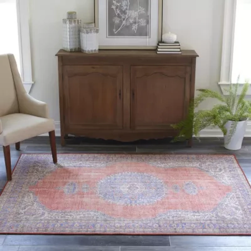 Momeni Afshar 12 Medallion Indoor Rectangular Accent Rug