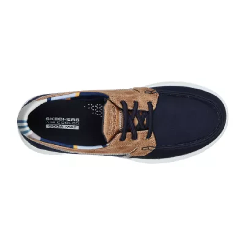 Skechers Go Walk Lite Vista Playa Womens Boat Shoes