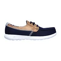 Skechers Go Walk Lite Vista Playa Womens Boat Shoes