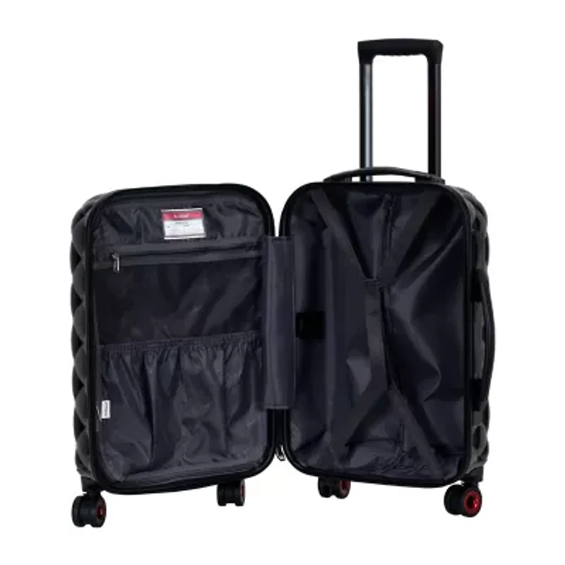 Rockland Polycarbonate Abs Upright 3-pc. Hardside Lightweight Luggage Set
