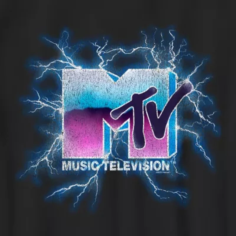 Little & Big Kid Boys Crew Neck Short Sleeve Regular Fit MTV Graphic T-Shirt