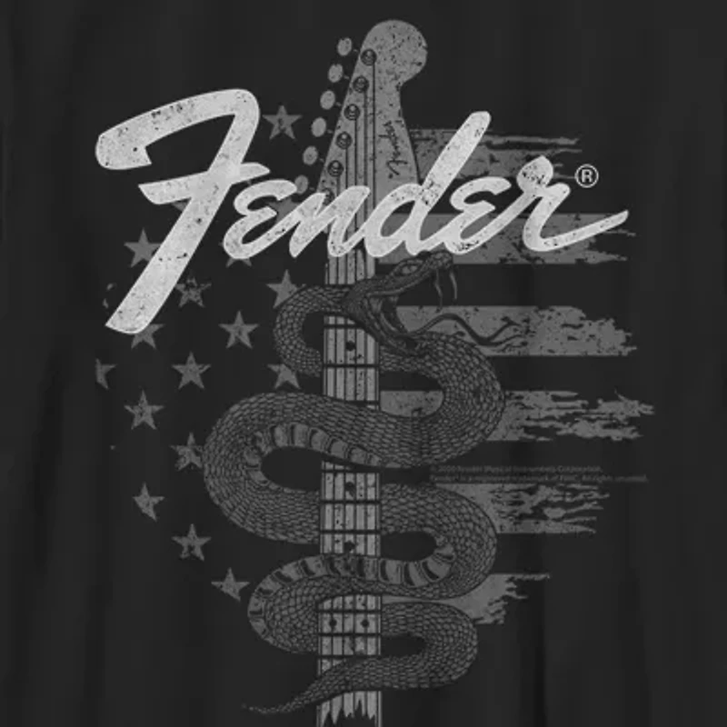 Fender Little & Big Kid Boys Crew Neck Short Sleeve Regular Fit Graphic T-Shirt