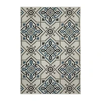 Covington Home Trieste Star Medallion Indoor Outdoor Rectangular Area Rug