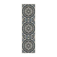 Covington Home Trieste Boho Medallion Indoor Outdoor Rectangular Runner