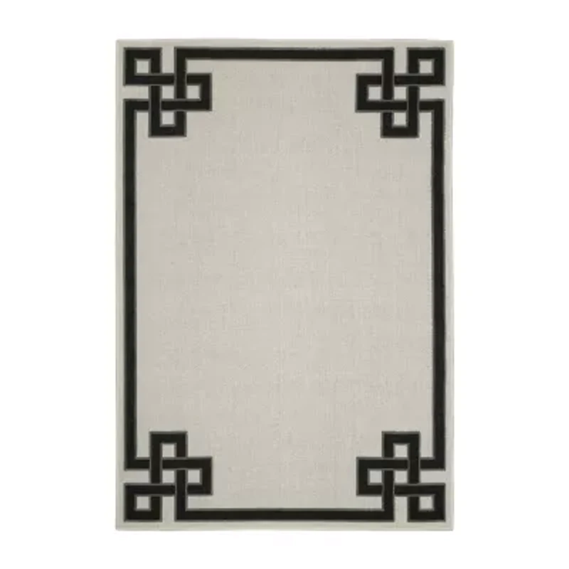 Covington Home Trieste Classic Bordered Indoor Outdoor Rectangular Area Rug