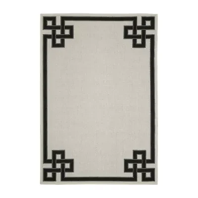 Covington Home Trieste Classic Bordered Indoor Outdoor Rectangular Area Rug