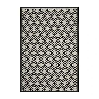 Covington Home Trieste Double Diamond Indoor Outdoor Rectangular Area Rug