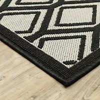 Covington Home Trieste Double Diamond Indoor Outdoor Rectangular Area Rug