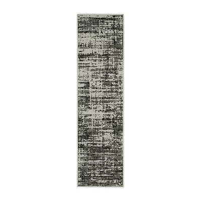 Covington Home Trieste Etching Abstract Indoor Outdoor Rectangular Runner