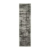 Covington Home Trieste Etching Abstract Indoor Outdoor Rectangular Runner