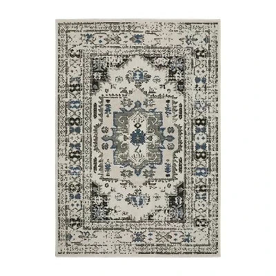 Covington Home Trieste Vintage Medallion Indoor Outdoor Rectangular Area Rug