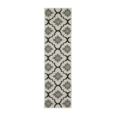Covington Home Trieste Moroccan Lattice Geometric Indoor Outdoor Rectangular Runner