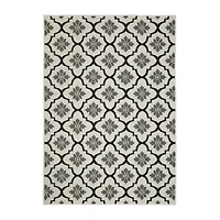 Covington Home Trieste Moroccan Lattice Geometric Indoor Outdoor Rectangular Area Rug