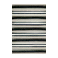 Covington Home Trieste Class Stripe Indoor Outdoor Rectangular Area Rug