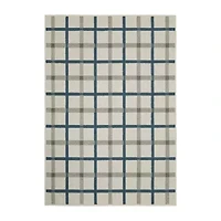 Covington Home Trieste Preppy Plaid Indoor Outdoor Rectangular Area Rug