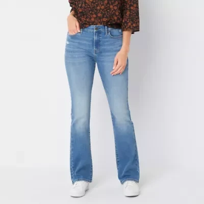 a.n.a Tall Womens High Rise Bootcut Jean