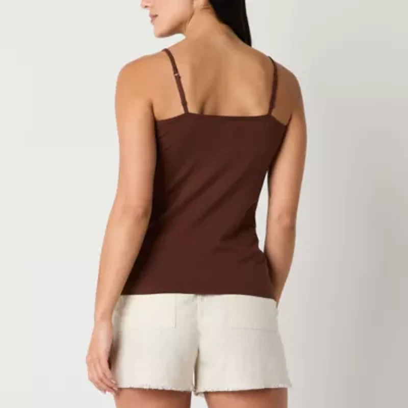 a.n.a Womens Scoop Neck Sleeveless Camisole