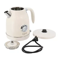 Megachef 7-Cup Stainless Steel Electric Kettle and 2-Slice Toaster Combo Set