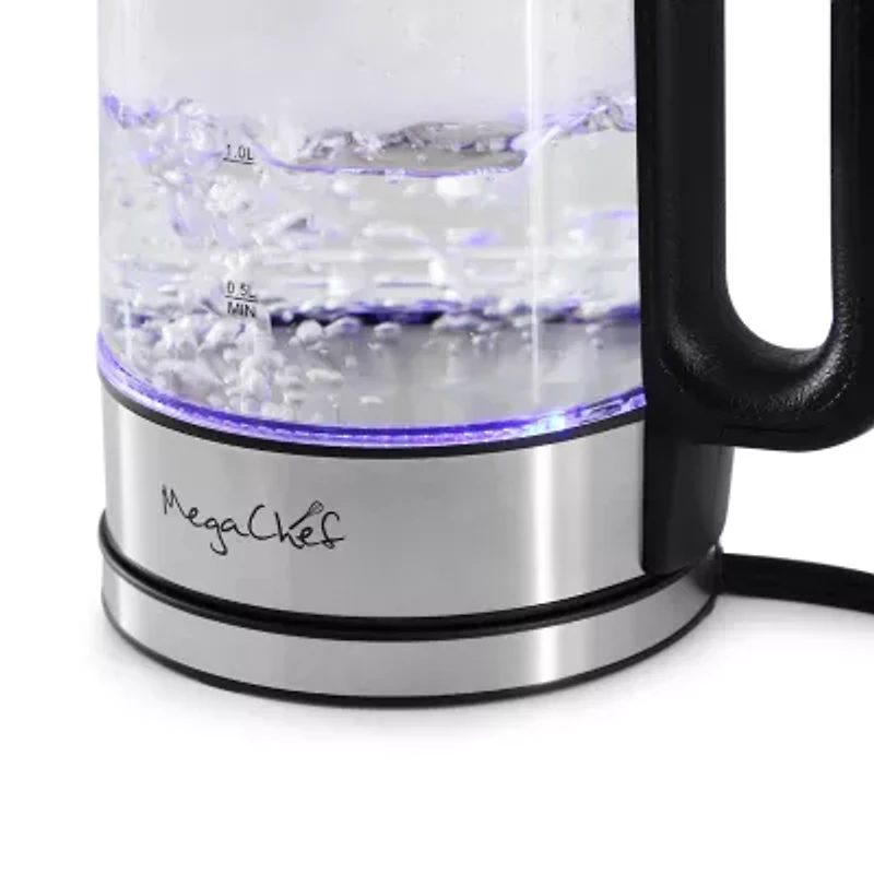 MegaChef 7-Cup Stainless Steel Electric Kettle