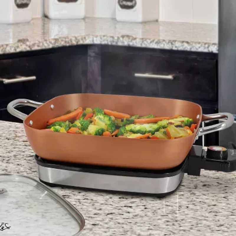MegaChef Electric Skillet
