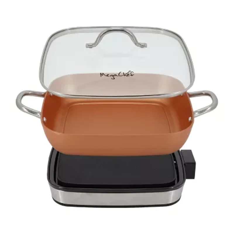 MegaChef Electric Skillet