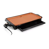 Megachef 19in. Electric Grill/Griddle with Copper Coating
