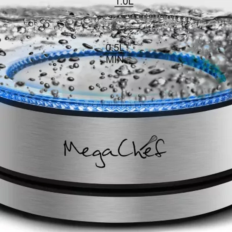 MegaChef 7-Cup Stainless Steel Electric Kettle