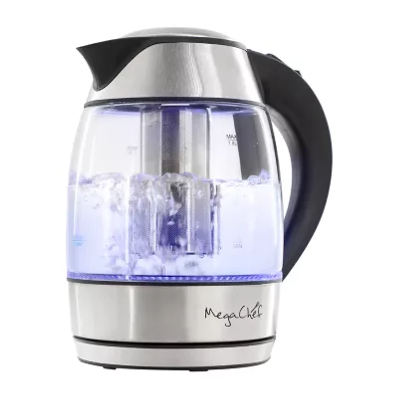 MegaChef 7-Cup Stainless Steel Electric Kettle