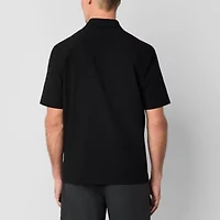 Stylus Mens Short Sleeve Regular Fit Button-Down Shirt