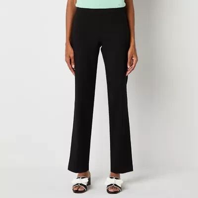 Liz Claiborne Adaptive Lisa Womens Seated Wear Straight Mid Rise Pull-On Pant