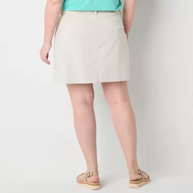 St. John's Bay Womens Mid Rise Plus Skort
