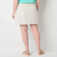 St. John's Bay Womens Mid Rise Plus Skort