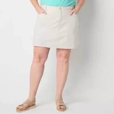 St. John's Bay Womens Mid Rise Plus Skort