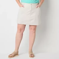St. John's Bay Womens Mid Rise Plus Skort