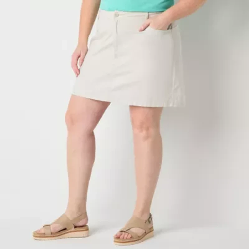 St. John's Bay Womens Mid Rise Plus Skort