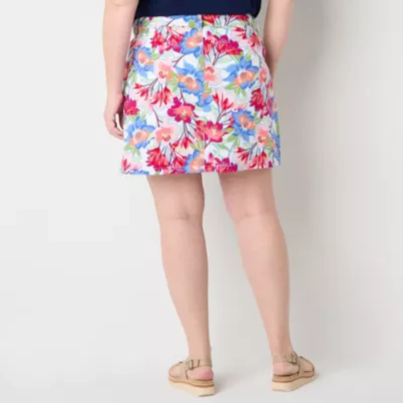 St. John's Bay Womens Mid Rise Plus Skort