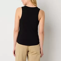 a.n.a Womens U Neck Sleeveless Tank Top