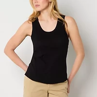 a.n.a Womens U Neck Sleeveless Tank Top