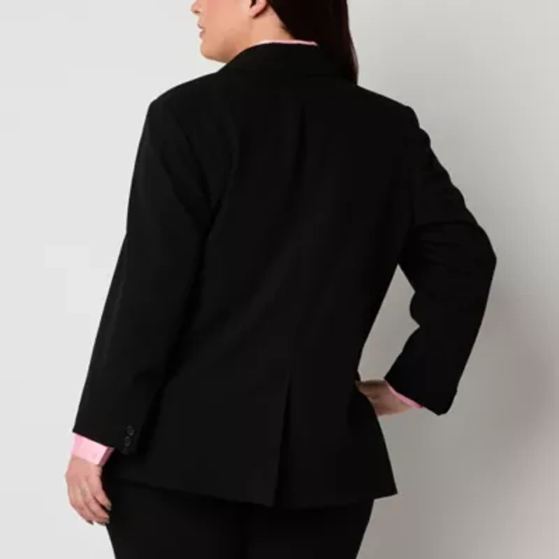 Worthington Womens Regular Fit Plus Blazer
