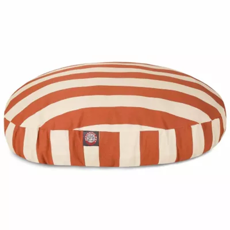 Majestic Pet Vertical Stripe Round Bed