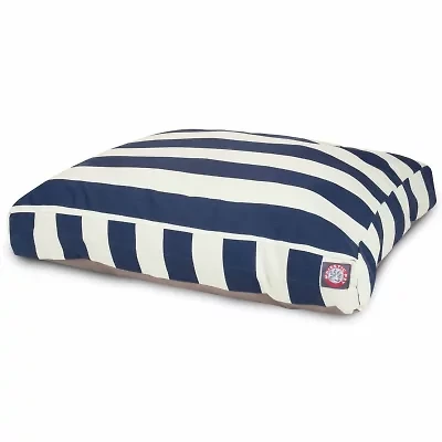 Majestic Pet Vertical Stripe Rectangle Bed