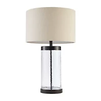 Hampton Hill Macon Glass Cylinder Table Lamp