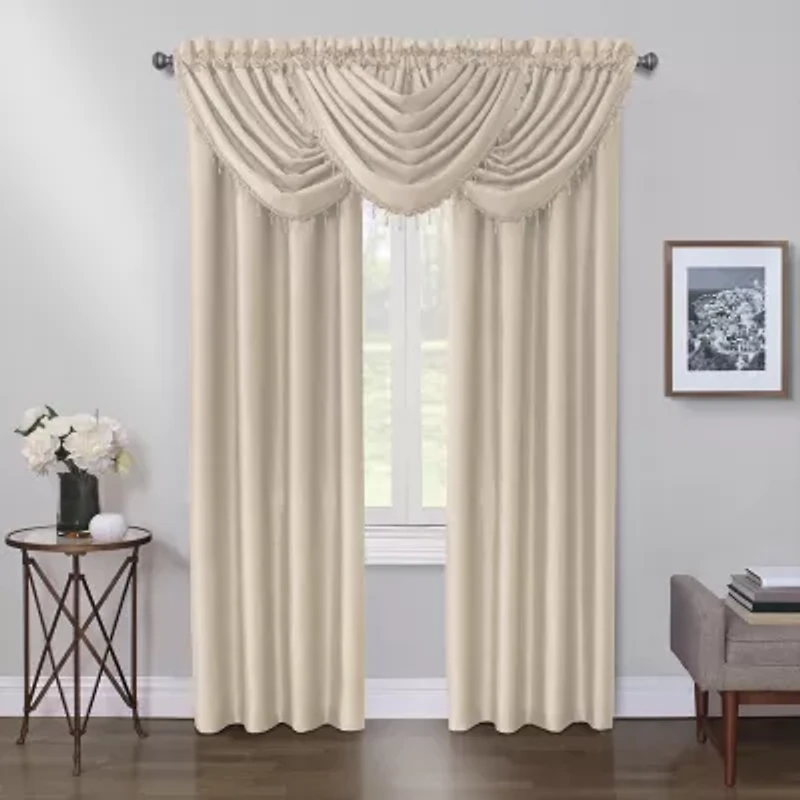 Max Blackout Mystique Rod Pocket 100% Single Curtain Panel