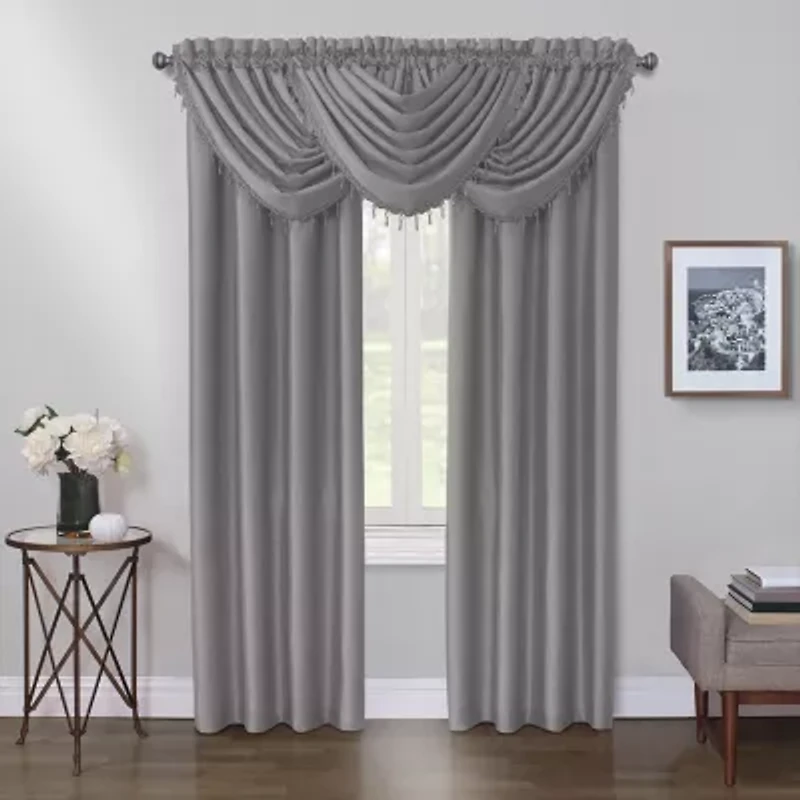 Max Blackout Mystique Rod Pocket 100% Single Curtain Panel