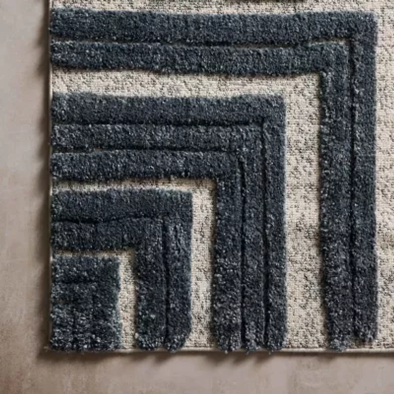 Loloi Hagen Geometric Power Loomed Indoor Rectangular Area Rug