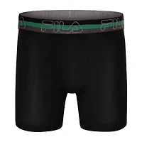 FILA Ultra Soft Stretch Mens 4 Pack Boxer Briefs Fm312bxcs28-001